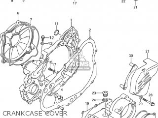 CRANKCASE COVER - DR-Z400S 2001 (K1) USA (E03) DRZ400S DR Z400S