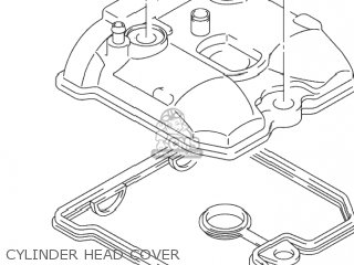 CYLINDER HEAD COVER - DR-Z400S 2001 (K1) USA (E03) DRZ400S DR Z400S