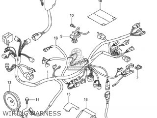 WIRING HARNESS - DR-Z400S 2001 (K1) USA (E03) DRZ400S DR Z400S