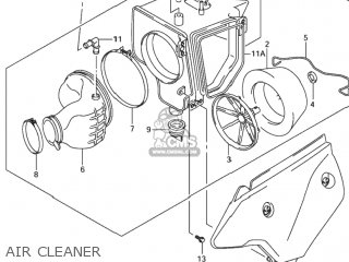 AIR CLEANER - DR-Z400S 2002 (K2) USA (E03) DRZ400S DR Z400S