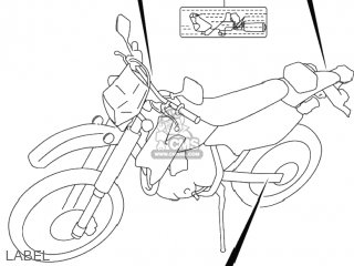LABEL - DR-Z400S 2002 (K2) USA (E03) DRZ400S DR Z400S