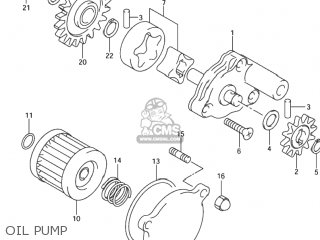 OIL PUMP - DR-Z400S 2002 (K2) USA (E03) DRZ400S DR Z400S