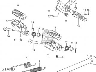 STAND - DR-Z400S 2002 (K2) USA (E03) DRZ400S DR Z400S
