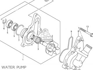 WATER PUMP - DR-Z400S 2002 (K2) USA (E03) DRZ400S DR Z400S