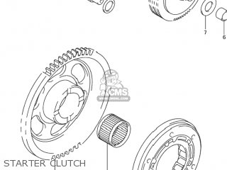 STARTER CLUTCH - DR-Z400S 2003 (K3) USA (E03) DRZ400S DR Z400S
