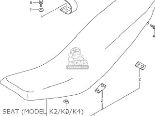 SEAT (MODEL K2/K3/K4) - DR-Z400S 2004 (K4) USA (E03) DRZ400S DR Z400S