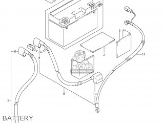 BATTERY - DR-Z400S 2005 (K5) USA (E03) DRZ400S DR Z400S