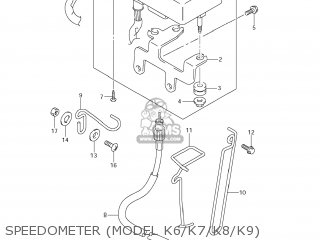 SPEEDOMETER (MODEL K6/K7/K8/K9) - DR-Z400S 2005 (K5) USA (E03) DRZ400S DR Z400S
