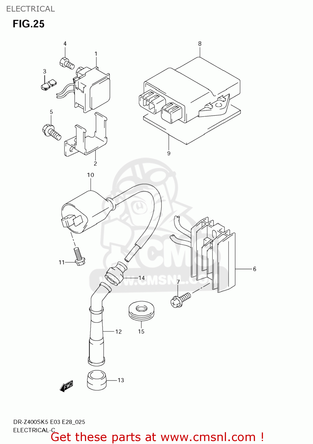 ELECTRICAL DR-Z400S 2006 (K6) USA (E03) DRZ400S DR Z400S