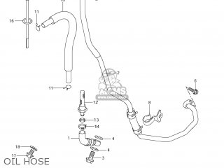 OIL HOSE - DR-Z400S 2006 (K6) USA (E03) DRZ400S DR Z400S