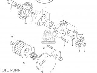 OIL PUMP - DR-Z400S 2008 (K8) USA (E03) DRZ400S DR Z400S