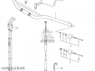 HANDLEBAR - DR-Z400S 2009 (K9) USA (E03) DRZ400S DR Z400S