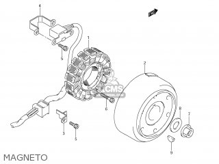 MAGNETO - DR-Z400S 2009 (K9) USA (E03) DRZ400S DR Z400S