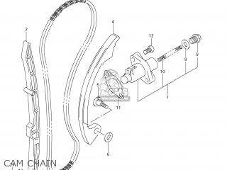 CAM CHAIN - DR-Z400S 2011 (L1) USA (E03) DRZ400S DR Z400S