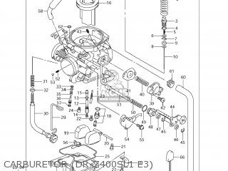 CARBURETOR (DR-Z400SL1 E3) - DR-Z400S 2011 (L1) USA (E03) DRZ400S DR Z400S