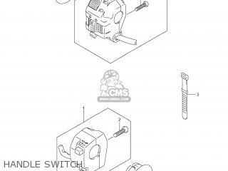 HANDLE SWITCH - DR-Z400S 2011 (L1) USA (E03) DRZ400S DR Z400S