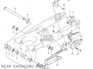 REAR SWINGING ARM - DR-Z400S 2011 (L1) USA (E03) DRZ400S DR Z400S