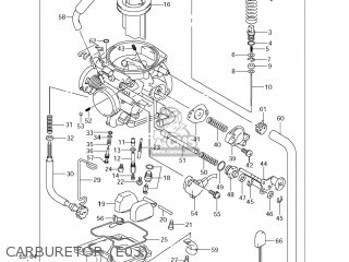CARBURETOR (E03) - DR-Z400S 2012 (L2) USA (E03) DRZ400S DR Z400S