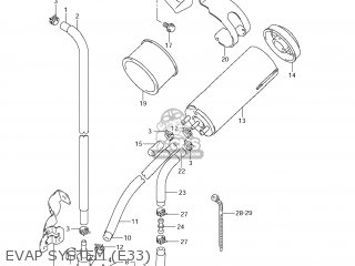 EVAP SYSTEM (E33) - DR-Z400S 2012 (L2) USA (E03) DRZ400S DR Z400S