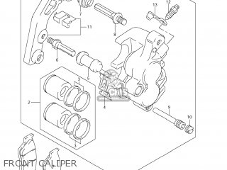 FRONT CALIPER - DR-Z400S 2012 (L2) USA (E03) DRZ400S DR Z400S