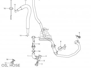 OIL HOSE - DR-Z400S 2012 (L2) USA (E03) DRZ400S DR Z400S