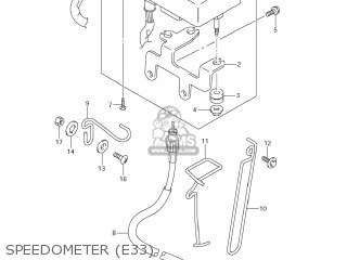 SPEEDOMETER (E33) - DR-Z400S 2012 (L2) USA (E03) DRZ400S DR Z400S