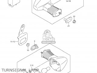 TURNSIGNAL LAMP - DR-Z400S 2012 (L2) USA (E03) DRZ400S DR Z400S
