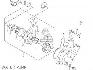 WATER PUMP - DR-Z400S 2012 (L2) USA (E03) DRZ400S DR Z400S