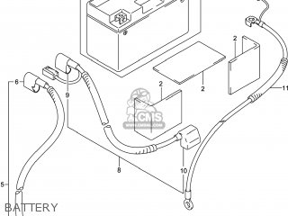 BATTERY - DR-Z400S 2014 (L4) USA (E03) DRZ400S DR Z400S