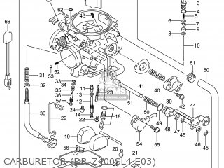 CARBURETOR (DR-Z400SL4 E03) - DR-Z400S 2014 (L4) USA (E03) DRZ400S DR Z400S