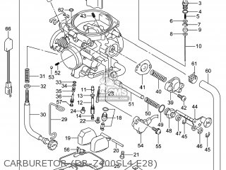 CARBURETOR (DR-Z400SL4 E28) - DR-Z400S 2014 (L4) USA (E03) DRZ400S DR Z400S