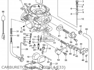 CARBURETOR (DR-Z400SL4 E33) - DR-Z400S 2014 (L4) USA (E03) DRZ400S DR Z400S