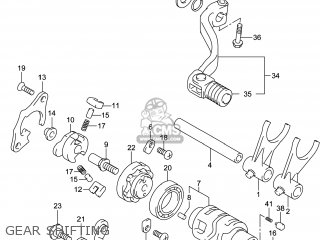 GEAR SHIFTING - DR-Z400S 2014 (L4) USA (E03) DRZ400S DR Z400S