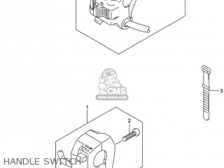 HANDLE SWITCH - DR-Z400S 2014 (L4) USA (E03) DRZ400S DR Z400S