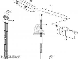 HANDLEBAR - DR-Z400S 2014 (L4) USA (E03) DRZ400S DR Z400S