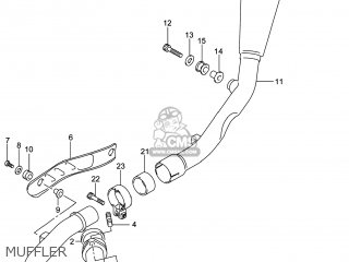 MUFFLER - DR-Z400S 2014 (L4) USA (E03) DRZ400S DR Z400S