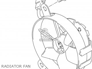 RADIATOR FAN - DR-Z400S 2014 (L4) USA (E03) DRZ400S DR Z400S
