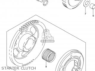 STARTER CLUTCH - DR-Z400S 2014 (L4) USA (E03) DRZ400S DR Z400S