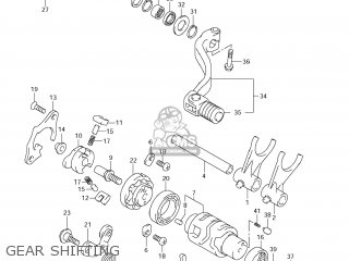 GEAR SHIFTING - DR-Z400SM 2006 (K6) USA (E03) DRZ400SM DR Z400SM