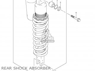 REAR SHOCK ABSORBER - DR-Z400SM 2006 (K6) USA (E03) DRZ400SM DR Z400SM