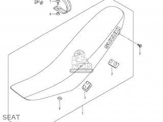 SEAT - DR-Z400SM 2006 (K6) USA (E03) DRZ400SM DR Z400SM