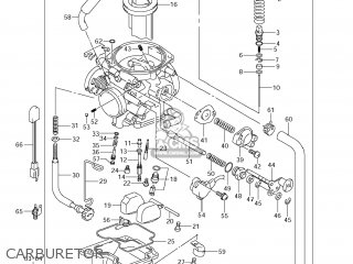 CARBURETOR - DR-Z400SM 2007 (K7) USA (E03) DRZ400SM DR Z400SM