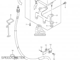 SPEEDOMETER - DR-Z400SM 2008 (K8) USA (E03) DRZ400SM DR Z400SM