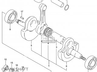 CRANKSHAFT - DR-Z400SM 2014 (L4) USA (E03) DRZ400SM DR Z400SM