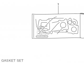 GASKET SET - DR-Z400SM 2014 (L4) USA (E03) DRZ400SM DR Z400SM