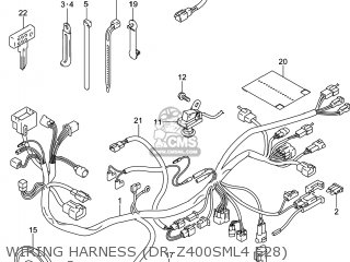 WIRING HARNESS (DR-Z400SML4 E28) - DR-Z400SM 2014 (L4) USA (E03) DRZ400SM DR Z400SM
