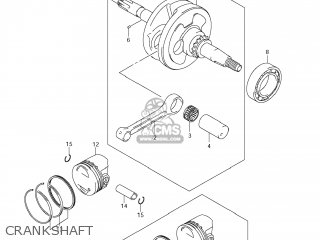 CRANKSHAFT - DR-Z70 2008 (K8) USA (E03) DRZ70 DR Z70