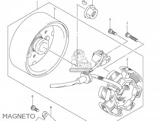 MAGNETO - DR-Z70 2008 (K8) USA (E03) DRZ70 DR Z70