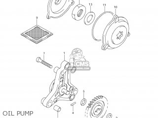 OIL PUMP - DR-Z70 2008 (K8) USA (E03) DRZ70 DR Z70