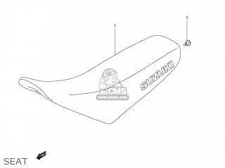 SEAT - DR-Z70 2008 (K8) USA (E03) DRZ70 DR Z70